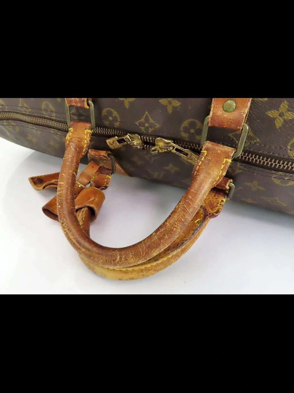 Louis Vuitton Monogram Travel Duffle in Brown and Tan